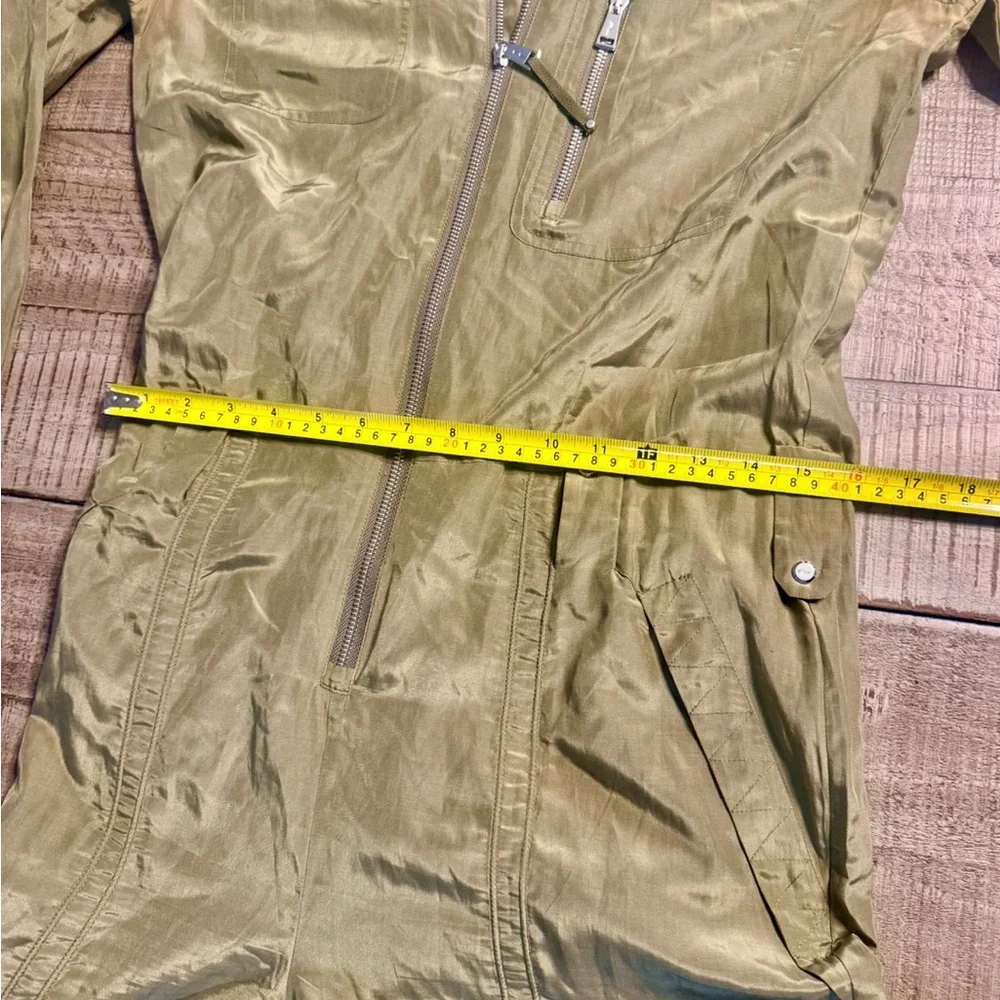 Polo Ralph Lauren Women’s Minimalist Utility Jumpsuit Moss Green Size 4 - Picture 12 of 16